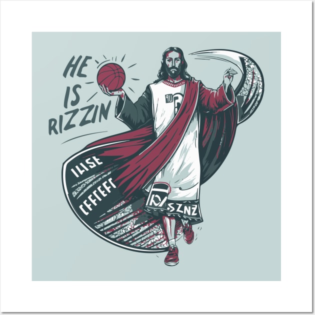 He is Rizzin: The Ascending Player Wall Art by WEARWORLD